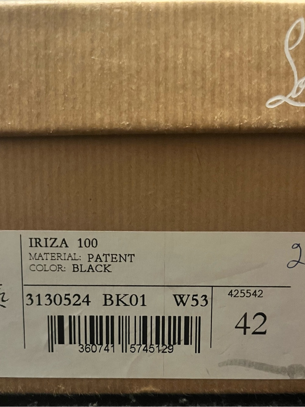 Christian Louboutin Iriza 100 Patent Pumps in Black - Picture 1 of 4